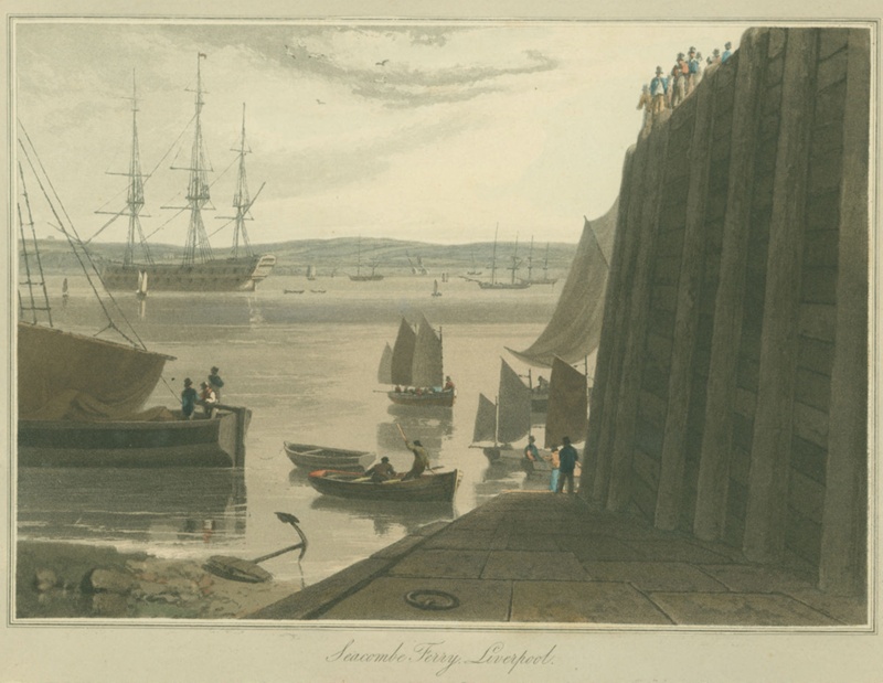 Seacombe Ferry, Liverpool 1815; Daniell, William; BIKGM.1774