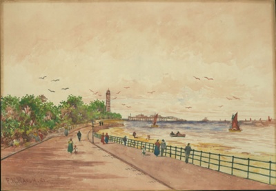 Promenade 1881; Waugh, Frederick; BIKGM.W117