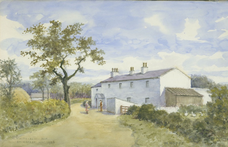 Whitehouse Farm, Brimstage 1926; Hopps, Harold; BIKGM.W277
