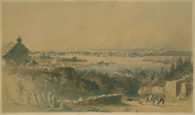 Liverpool in 1846 Taken from Upper Tranmere; McGahey; BIKGM.143r