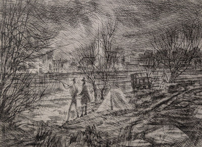 The Thames at Hampton; Hall, Arthur Henderson (1906-1983); 1968; BIKGM.9211