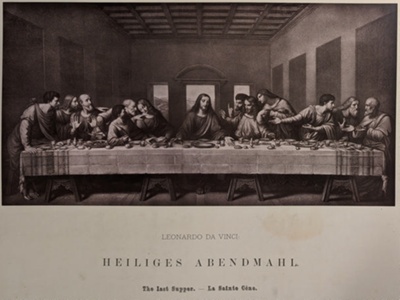 The Last Supper; Wilhelm Hoffmann Dresden; BIKGM.185p