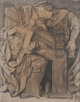 King Rene's Honeymoon; Rossetti, Dante Gabriel; BIKGM.2075