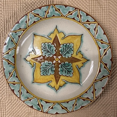 plate; Della Robbia Pottery (active 1894-1906); BIKGM.6006