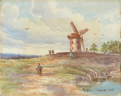 Bidston Mill 1906; Waugh, Frederick; BIKGM.W138