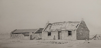 Croft House - Mousa Water - Shetland; Taylor, Albert (1918-1987); BIKGM.9320