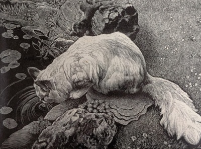 Felix at the Pool; Rawlinson, William Thomas (1912-1993); 1983; WR.46