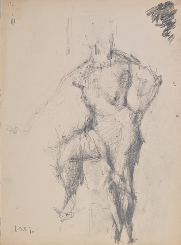 Standing Nude; Horsfield, Nicholas (1917-2005); 1970; BIKGM.8951