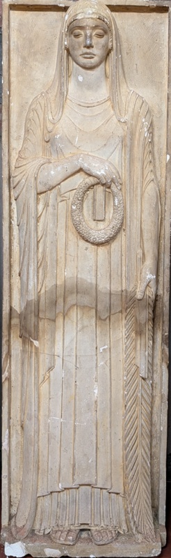 Birkenhead War Memorial Design (Holding Wreath and Palm); Tyson Smith, George Herbert (1883-1972); c. 1925; BIKGM.202p