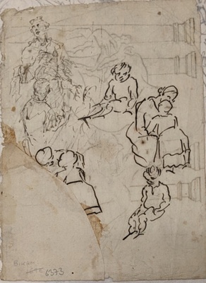 Study of Figures in Circular Formation; BIKGM.6373