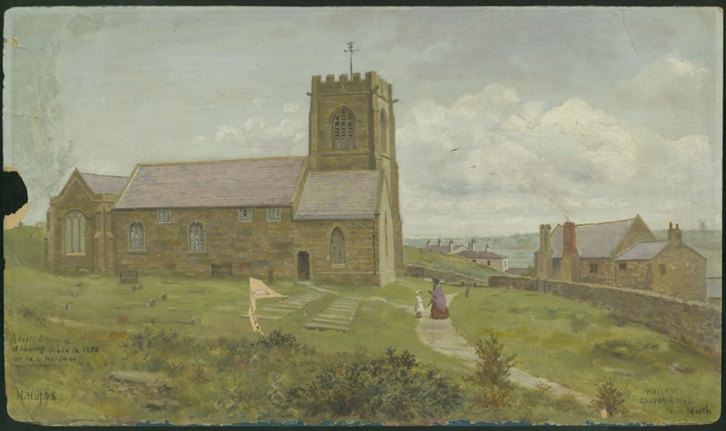 Wallasey Church and Hall from  North; Hopps, Harold; BIKGM.W226