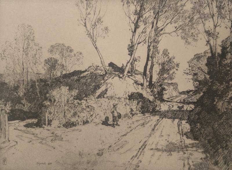 Early Spring in Suffolk; Squirrell, Leonard Russell (1893-1979); 1924; BIKGM.9222