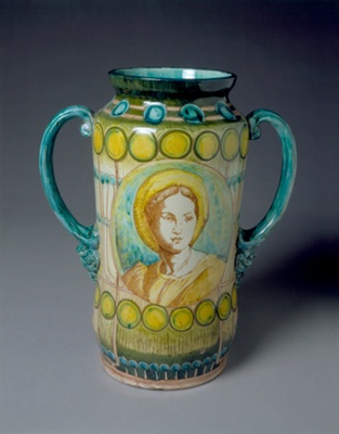 vase; Della Robbia Pottery (active 1894-1906); BIKGM.931