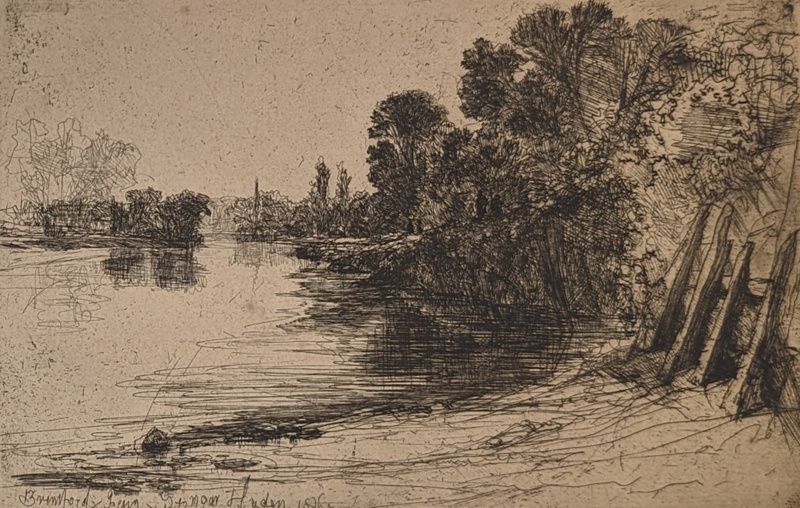 Brentford Ferry; Haden, Francis Seymour; 1864; BIKGM.24.10