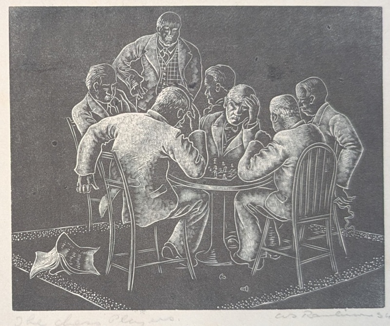 The Chess Players; Rawlinson, William Thomas (1912-1993); 1954; WR.61