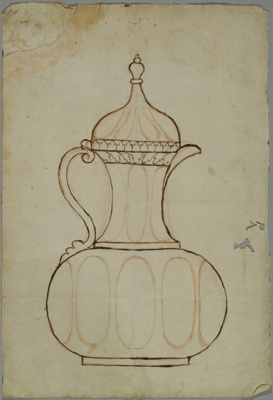 Design for Cut Glass Wine Jug ; BIKGM.6367
