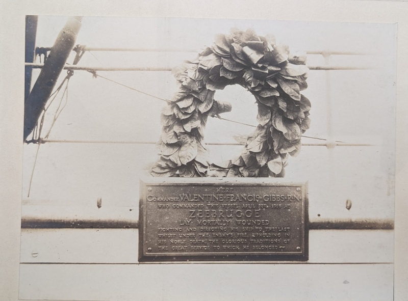 Photographs of 'Zeebrugge' Plaque; Unknown; BIKGM.W758