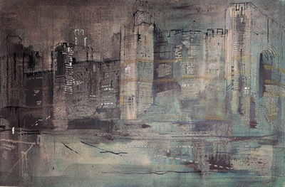 Caernarvon Castle I; Piper, John (1903-1992); 1971; BIKGM.9330