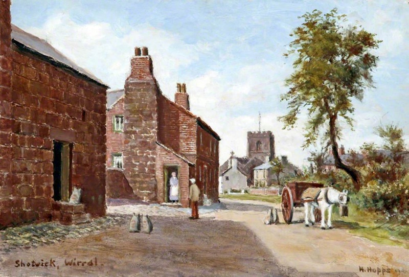 Shotwick Village 1945; Hopps, Harold; BIKGM.W344