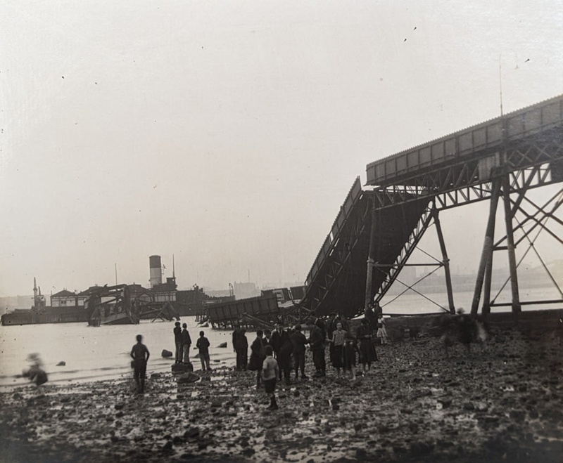 Photographs, Egremont Ferry Damaged 1932; Unknown; BIKGM.W773