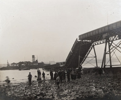 Photographs, Egremont Ferry Damaged 1932; Unknown; BIKGM.W773