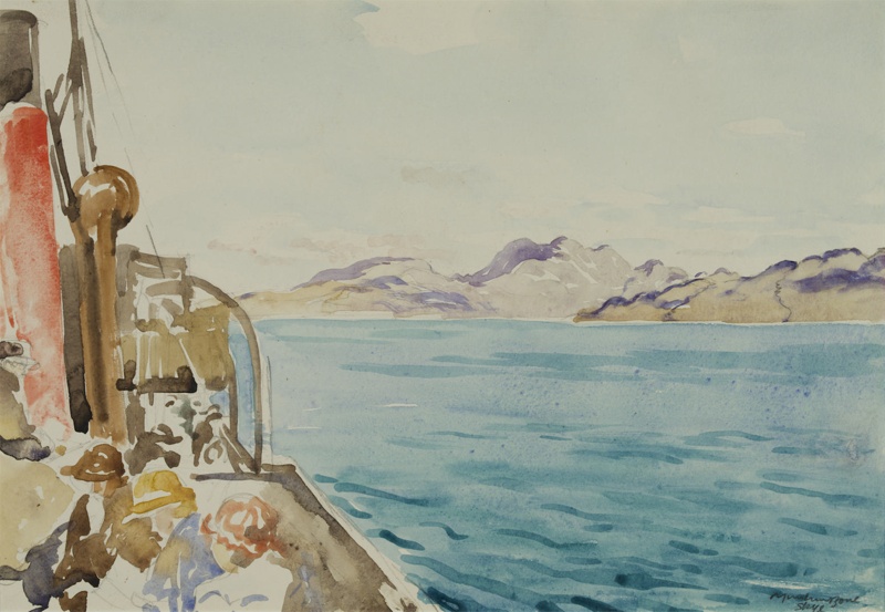 Over the Sea to Skye; Bone, Muirhead (1876-1953); BIKGM.1779