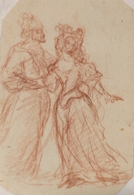 Study of Male and Female Figures ; BIKGM.6215