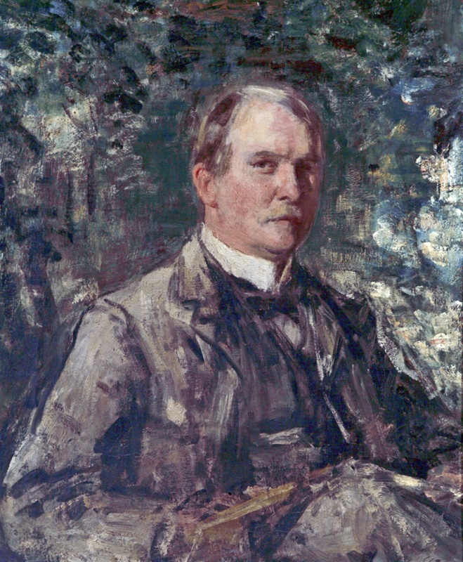 Self Portrait (sketch); Steer, Philip Wilson (1860-1942); 1906; BIKGM.8160