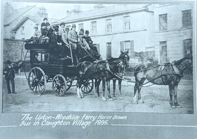 The Upton-Woodside Ferry Horse Drawn Bus; Unknown; BIKGM.204l