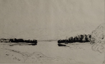 Lake of Monteith; Cameron, David Young (1865-1945); 1925; BIKGM.9258