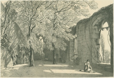 Interior of Refectory, Birkenhead Priory 1854; Hunt, Alfred William; BIKGM.8020