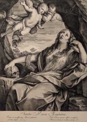 Santa Maria Magdalene (after Guido); Strange, Robert Sir; 1773; BIKGM.1727a JM19