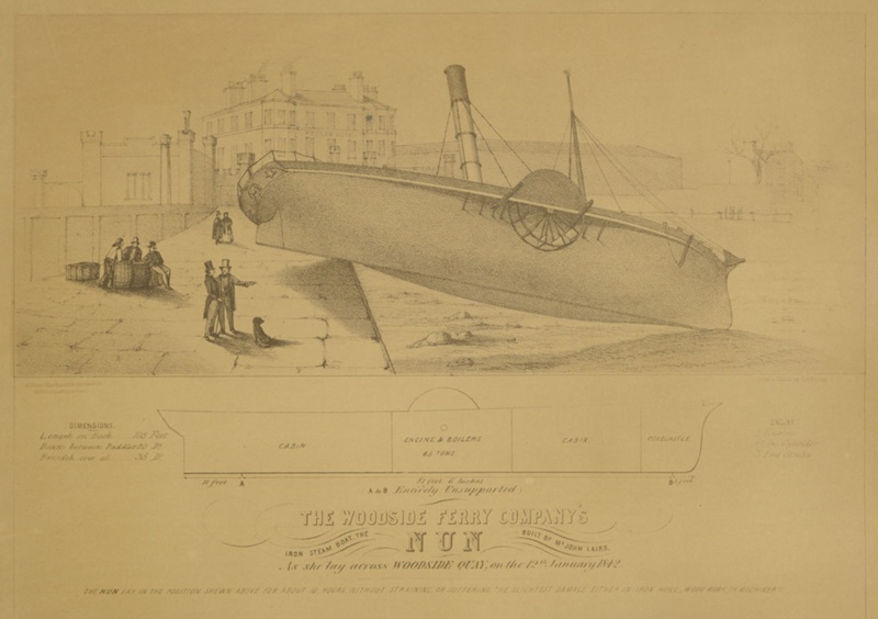 The Woodside Ferry Company's 'Nun' 1842; Horner, T B; BIKGM.1232