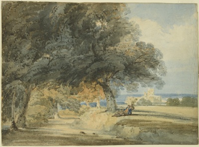 Kirkstall Abbey; Girtin, Thomas (1775-1802); c. 1800; BIKGM.1030
