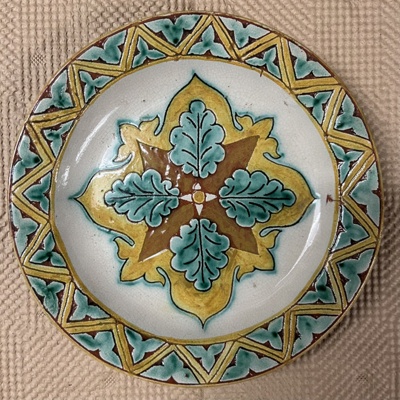 plate; Della Robbia Pottery (active 1894-1906); BIKGM.5999