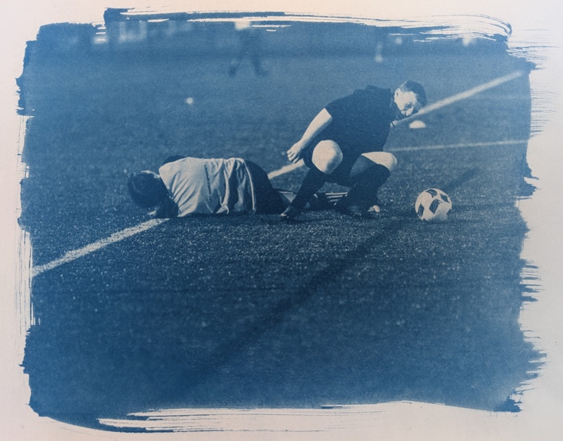 Trans Enby FC Cyanotype 4; Bradshaw, Marge; 2024; BIKGM.9119