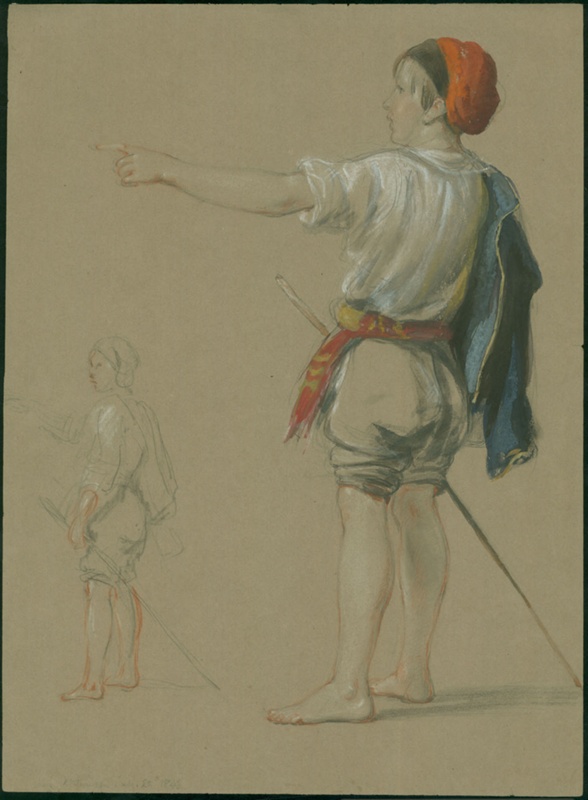 Two Neapolitan Fisher Boys 1845; Timson, R; 1845; BIKGM.1938