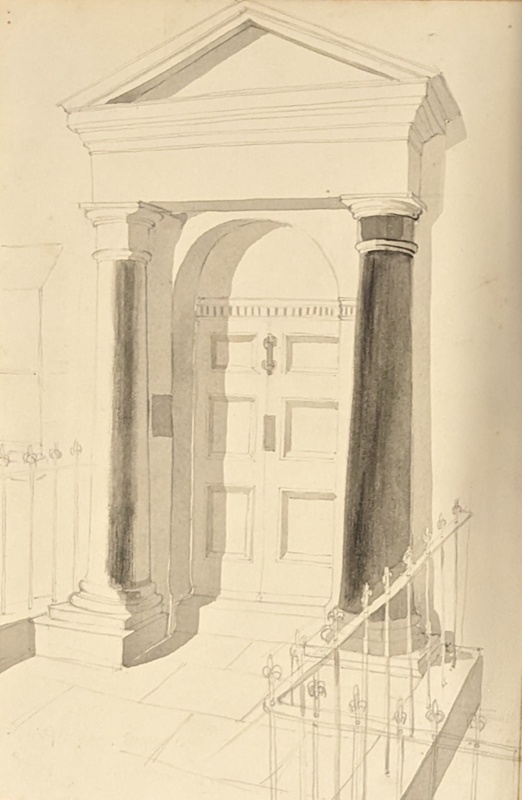 Georgian Doorway, Rodney St., Liverpool; Richards, Albert; 1935-1939; BIKGM.7060.1