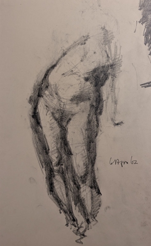 Standing Nude; Horsfield, Nicholas (1917-2005); 1962; BIKGM.9002