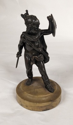 Bronze Sculpture of Classical Boy Soldier ; BIKGM.3305b