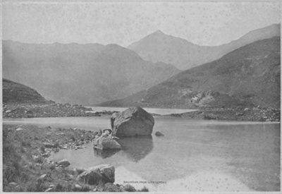 Snowdon from Llyn Llydau; Unknown; BIKGM.2715