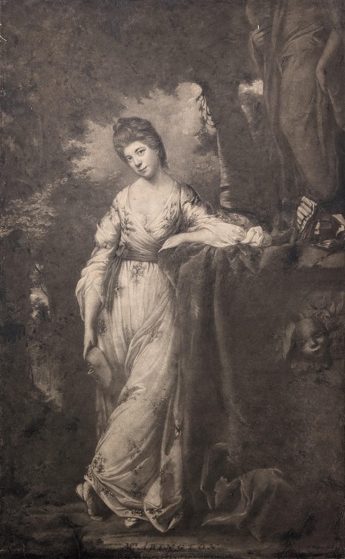 Mrs Abington (after Reynolds); Watson, James; 1769; BIKGM.1727a JM7