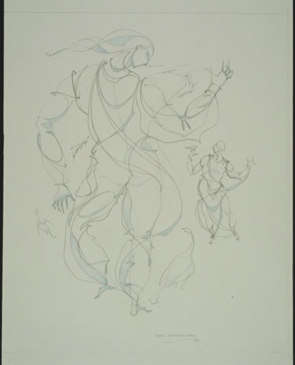 Figures and Birds; Rosenvinge, Olaf (1913-2004); 1980; BIKGM.8798