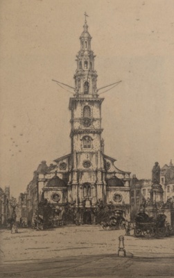 St. Clement Danes Church; Sparks, Nathaniel (1880-1956); BIKGM.9223