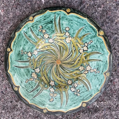 plaque; Della Robbia Pottery (active 1894-1906); BIKGM.2218