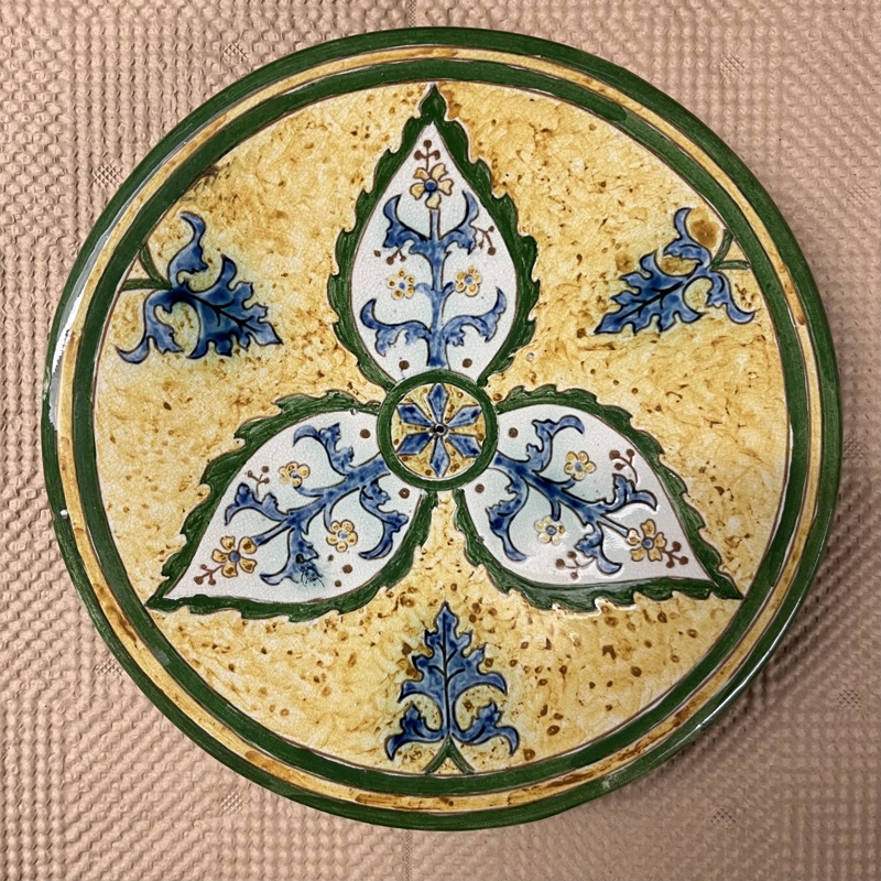 plate; Granville Pottery; BIKGM.8242