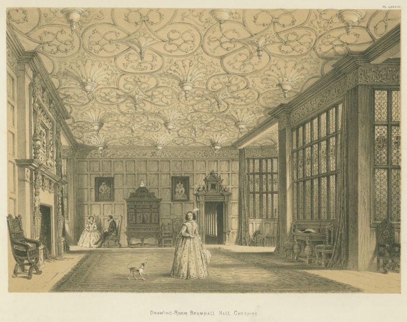 Drawing Room of Bramhall Hall, Cheshire; Unknown; BIKGM.7692