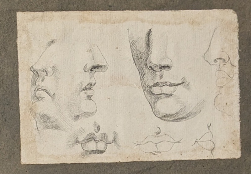 Studies of a Male Face; BIKGM.6305