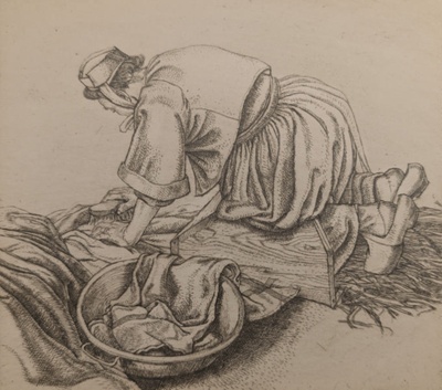 La Laveuse; Brown, Denise (1911-1998); BIKGM.9218