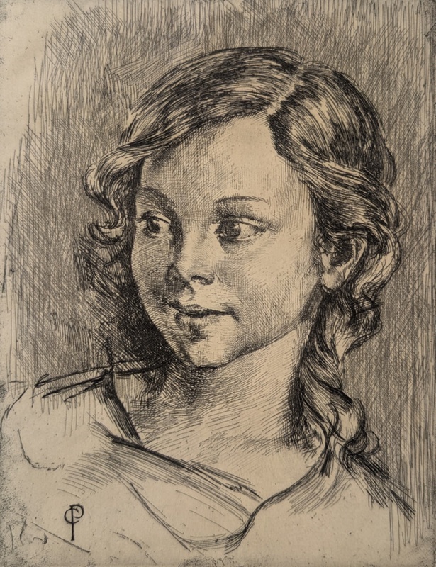 Portrait of a Girl; Grant, James Ardern (1887-1973); 1935; BIKGM.9168
